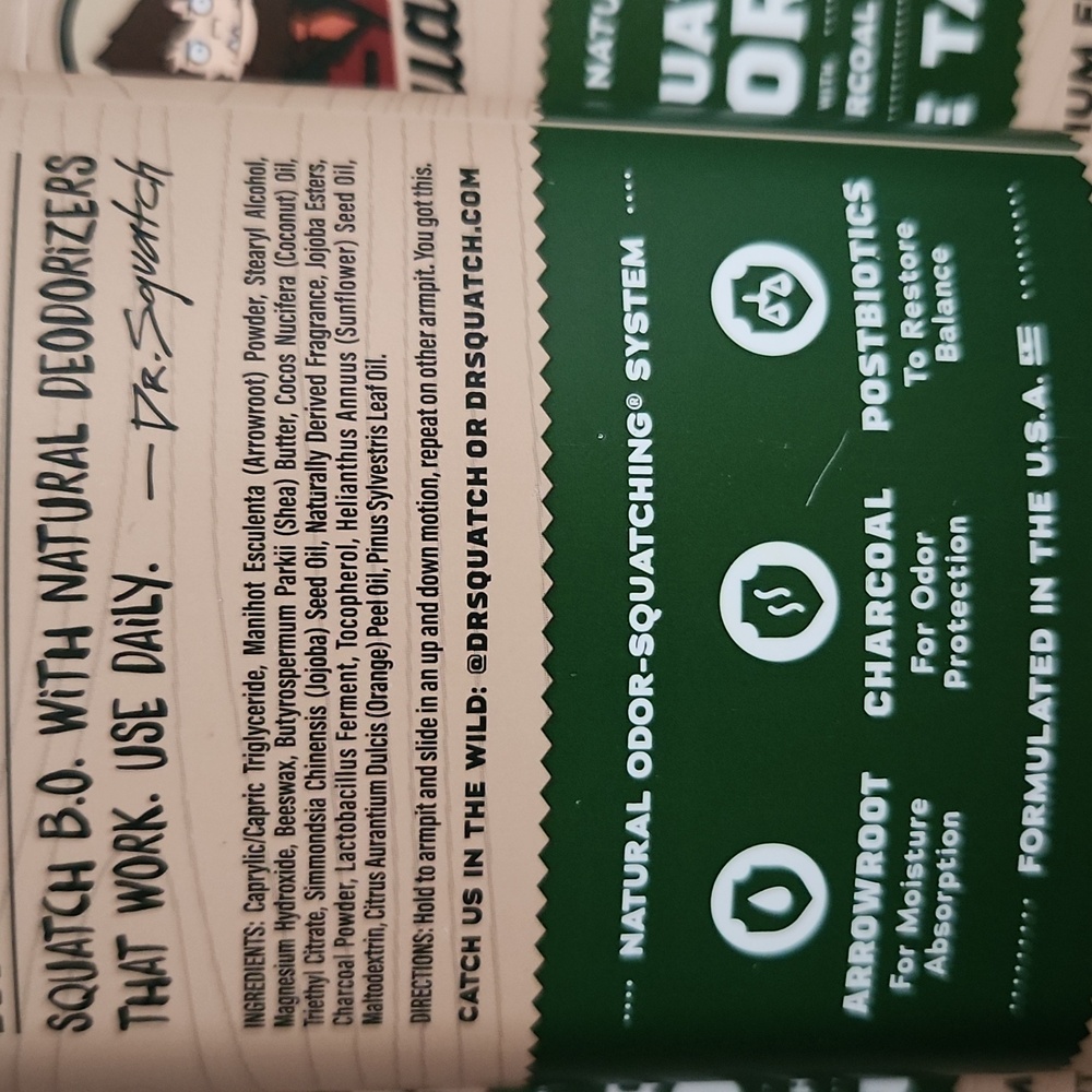 3 Dr. Squatch Deodorant Sticks- Buyers Choice On Scent - Picture 8 of 8